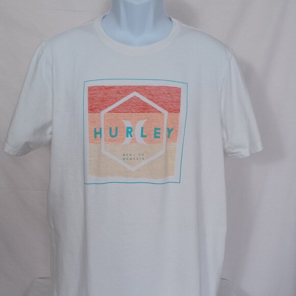 Hurley Hawaii SS Tee T-Shirt Totally Orange - 100% Baumwolle